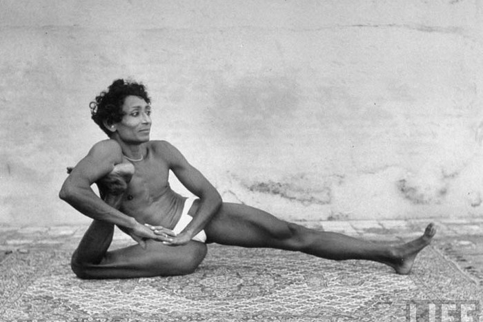 Indian Man Practicing-Yoga LIFE Magazine May 1949