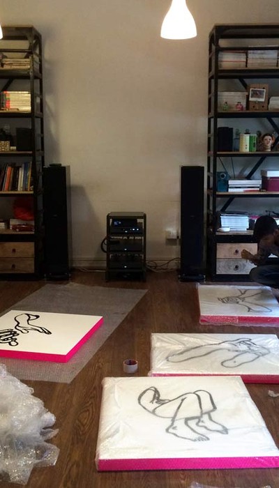 A few of Sameer's sketches from 'Please Take a Seat'