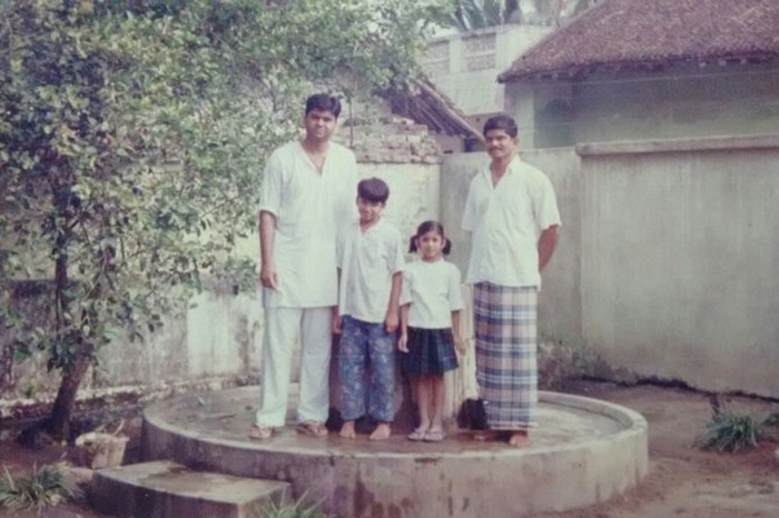 Simple Past Old Photograph of siblings