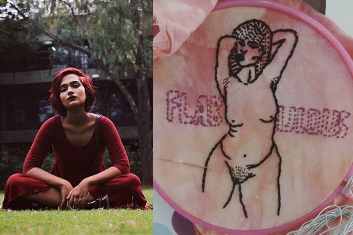 Sarah Naqvi & her work. Source: Instagram Sarah Naqvi & her work. Source: Instagram