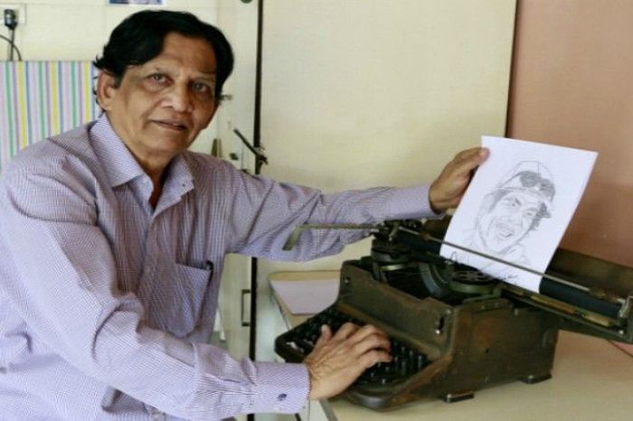 One Unlikely Mumbai Artist 'Draws' Portraits With His Typewriter - Homegrown